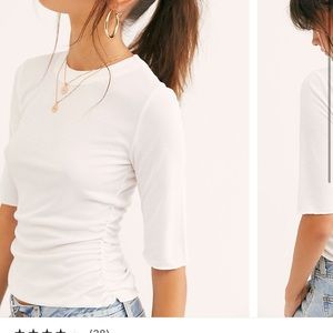 free people talk to me tee